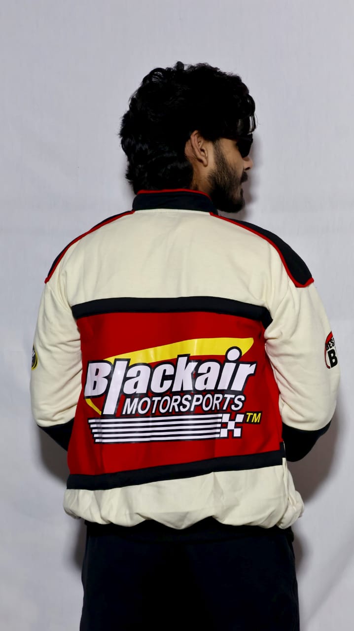 Blackair racing jacket in red.