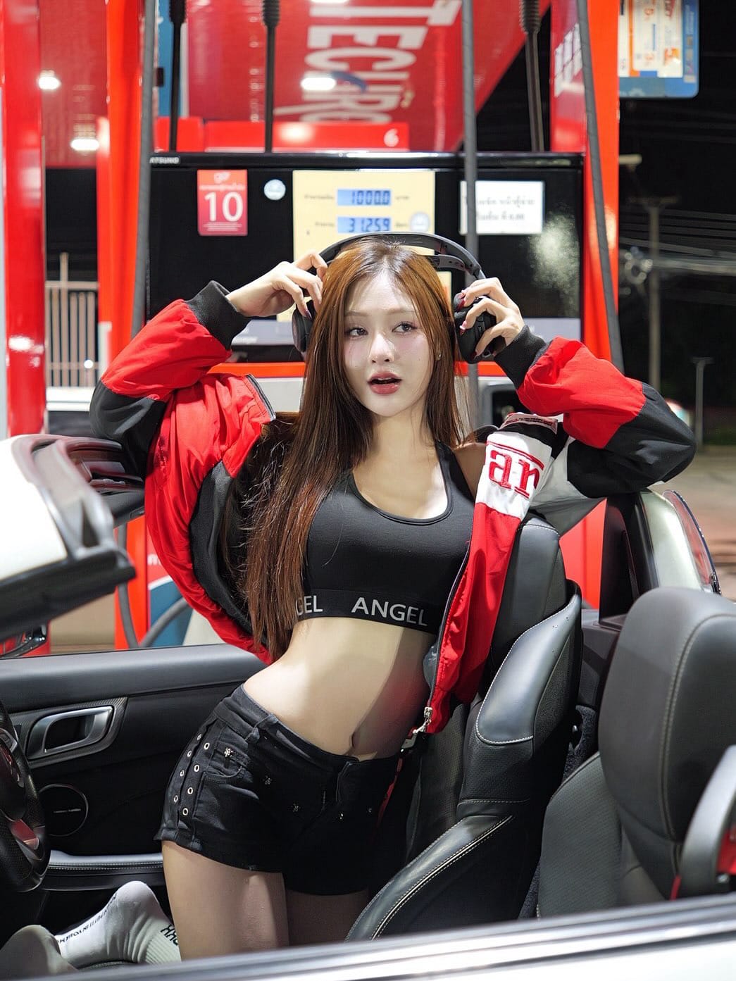 Ferrari racing jacket in Tri-colour.