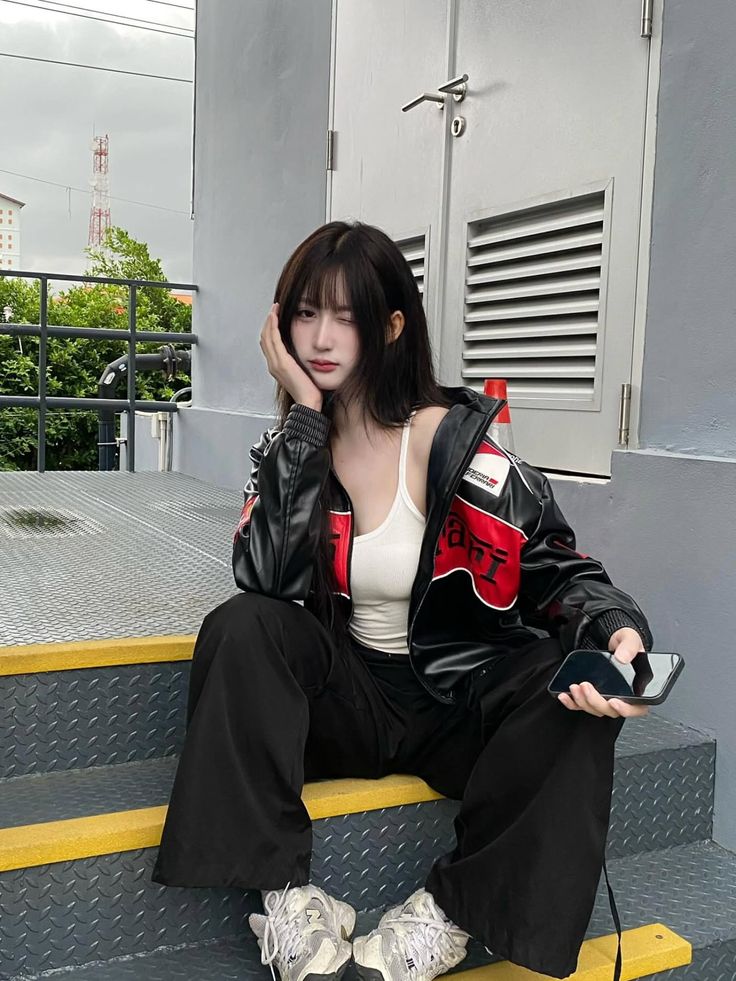 Ferrari racing jacket fully embroidered in leather.