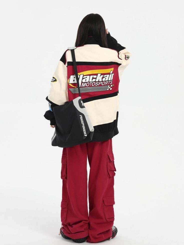 BlackAir Racer Jacket- RED