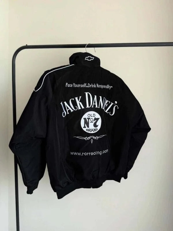 Jack denials jacket in black.