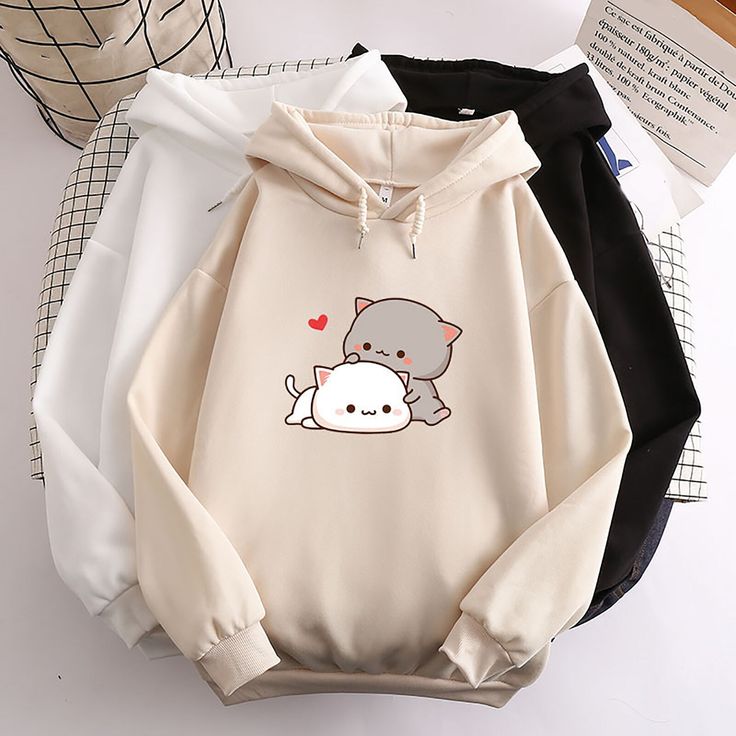 Cute Cat Love Hoodie