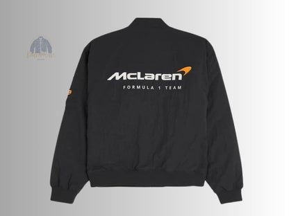 Mclaren racing jacket in black.