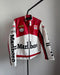 Marlboro racing fully embroidered jacket in white& red.