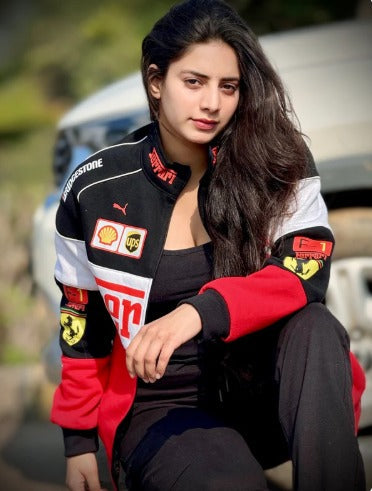 Ferrari racing jacket in Tri-colour.