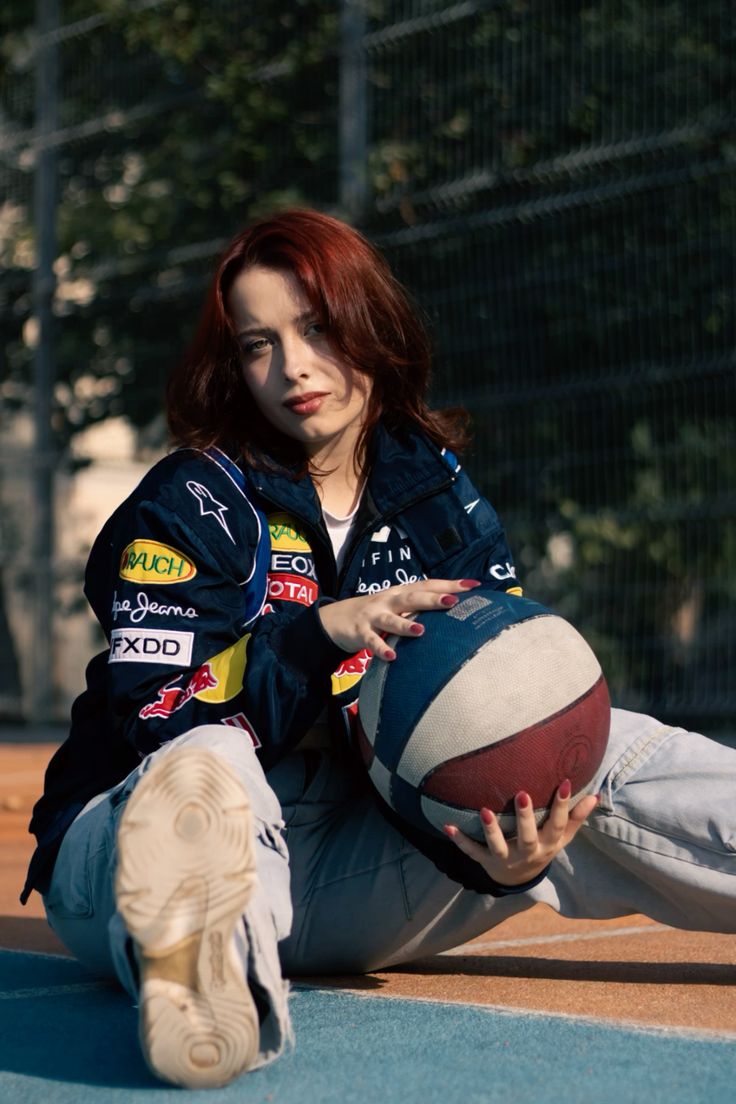 Red bull racing fully embroidered jacket in blue.