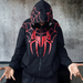 Spider - Man casual zipper hoodie streetwear