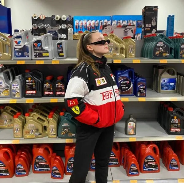 Ferrari F1 Vintage Racing Jacket – Iconic Motorsport Heritage