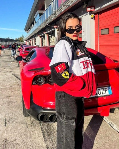 Ferrari F1 Vintage Racing Jacket – Iconic Motorsport Heritage