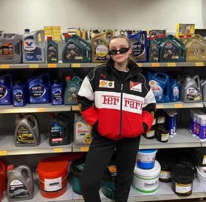 Ferrari F1 Vintage Racing Jacket – Iconic Motorsport Heritage