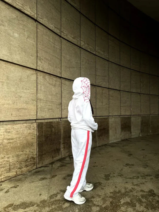 Spider hoodie in white.